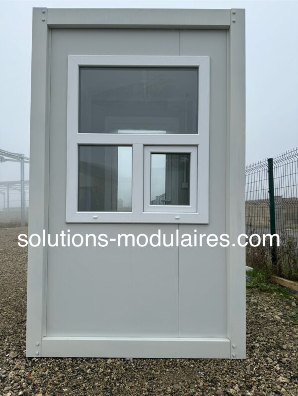 GUERITE DE SECURITE / CABINE DE SECURITE VENDUE MONTEE 1.50M X 1.50M 3300 euros H.T./ 3960 TTC – Image 3