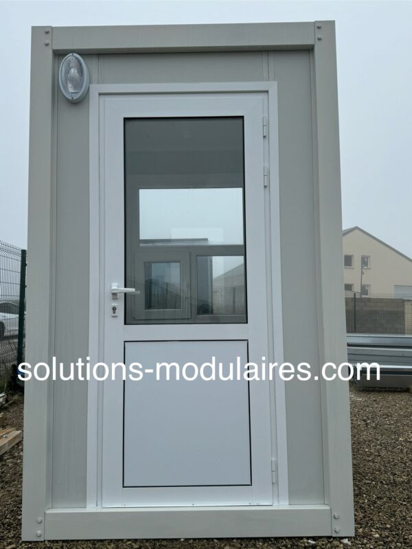 GUERITE DE SECURITE / CABINE DE SECURITE VENDUE MONTEE 1.50M X 1.50M 3300 euros H.T./ 3960 TTC – Image 4