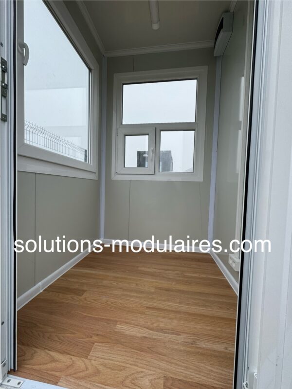 GUERITE DE SECURITE / CABINE DE SECURITE VENDUE MONTEE 1.50M X 1.50M 3300 euros H.T./ 3960 TTC – Image 6