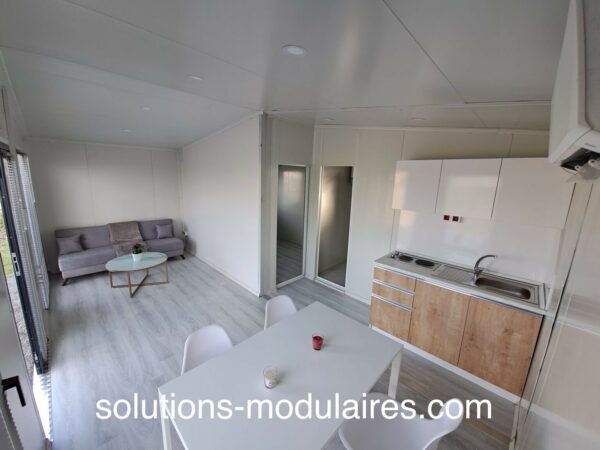 Bungalow aménagé ELENA / Studio de jardin 27 500 euros HT/ 33 000 euros TTC – Image 9