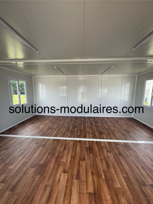 Bungalow  DOUBLE ANNA Standard L6m x L4.80m, vendu monté – Image 3