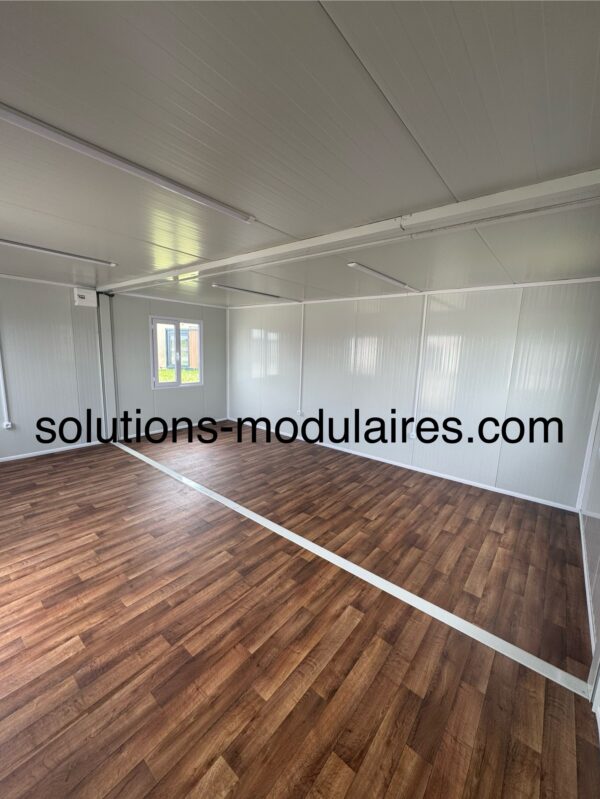 Bungalow  DOUBLE ANNA Standard L6m x L4.80m, vendu monté – Image 4