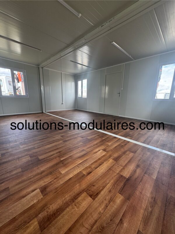 Bungalow  DOUBLE ANNA Standard L6m x L4.80m, vendu monté – Image 6
