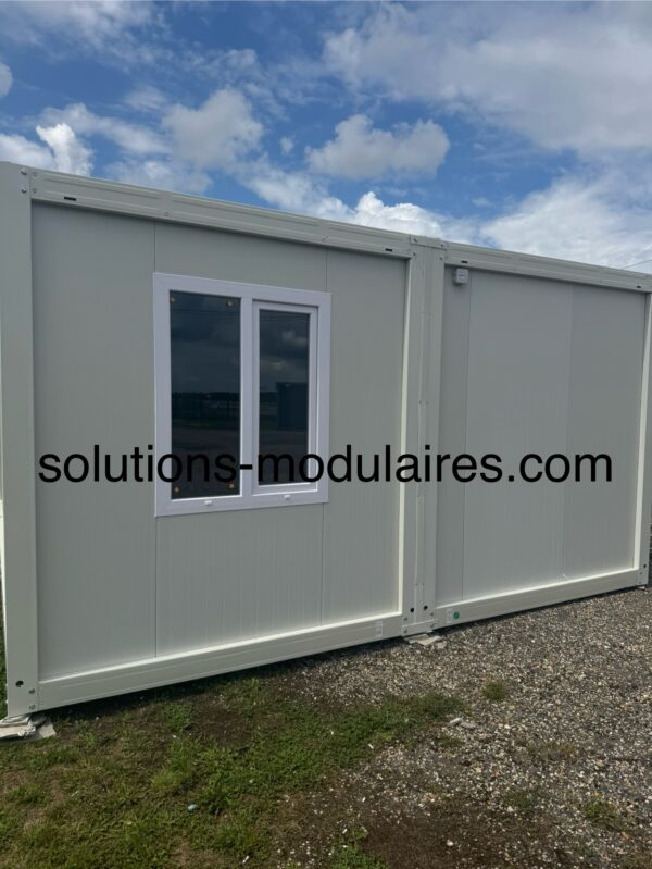 Bungalow  DOUBLE ANNA Standard L6m x L4.80m, vendu monté – Image 2
