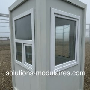 GUERITE DE SECURITE / CABINE DE SECURITE VENDUE MONTEE 1.50M X 1.50M 3300 euros H.T./ 3960 TTC