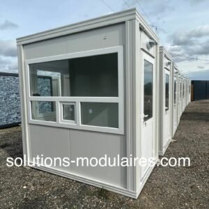 GUERITE DE SECURITE / CABINE DE SECURITE VENDUE MONTEE 2.40M X 1.50M 3900 EUROS H.T./ 4680 EUROS TTC