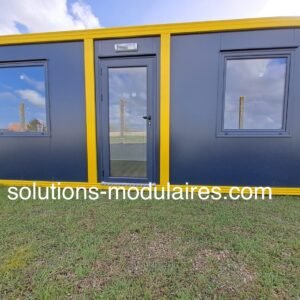 Bungalow LOU d'accueil / Bulle de vente VENDU MONTE 6m x 2.40m 8500 euros H.T. / 10 200 euros TTC