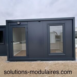 Bulle de vente / Bungalow EMMA VENDU MONTE L4m x L2.40m x H2.50m 6300 euros H.T./ 7560 euros TTC