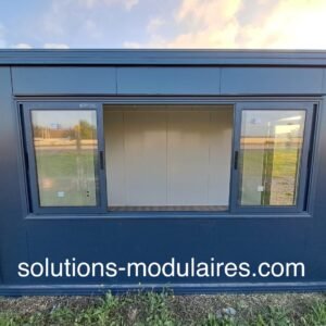 Bulle de vente / Bungalow LAURA VENDU MONTE L4m x L2.40m x H2.50m 6500 euros H.T./ 7800 euros TTC